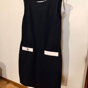 Tommy Hilfiger Black Dress with White Accents